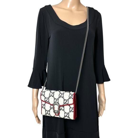 Gucci Monogram Dionysus Tweed Two-Way Bag - Picture 3 of 10